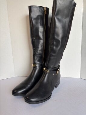 Michael KORS Arley -  Knee High Riding Boots Black 9 M